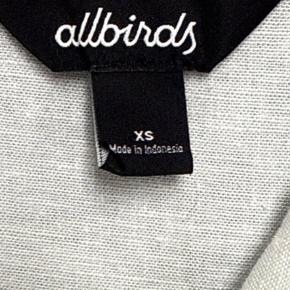 Allbirds Women’s Light Green Short Sleeve Button-Up Shirt Size XS - Picture 5 of 7